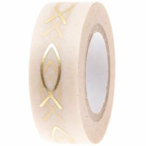 Paper Poetry Tape Fische gold 1