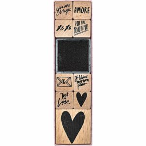 Paper Poetry Stempelset It must be love 9 Stempel