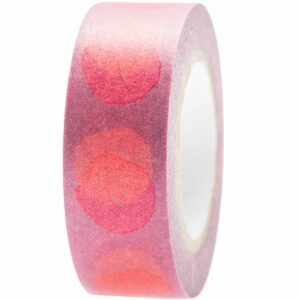 Paper Poetry Tape Crafted Nature Spots pink 1