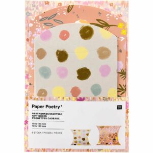 Paper Poetry Geschenkschachteln Crafted Nature Punkte 6 Stück