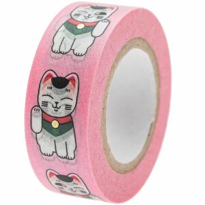 Paper Poetry Tape Jardin Japonais Winkekatze 1