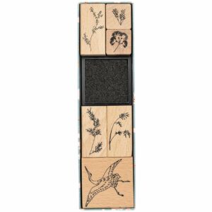 Paper Poetry Stempelset Jardin Japonais Kranich 6 Stempel