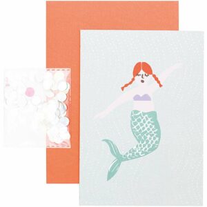 Paper Poetry Grußkartenset Mermaid Meerjungfrau