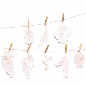Paper Poetry Papieranhänger Nostalgic Christmas Zweige roségold 24 Stück