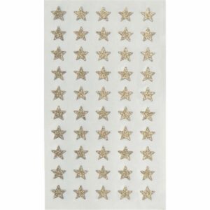 Paper Poetry Sticker Sterne Glitter gold 4 Blatt 10mm
