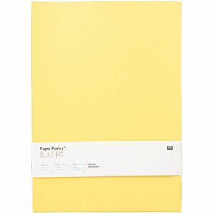 Rico Design Bogen Basic A4 10 Stück gelb