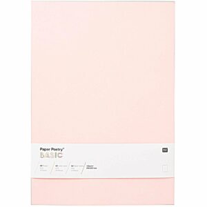 Rico Design Bogen Basic A4 10 Stück rosa