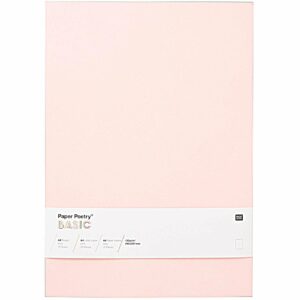 Rico Design Bogen Basic A4 10 Stück rosa