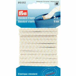 Prym Standard Elastic Gummi weiß 5mm 5m