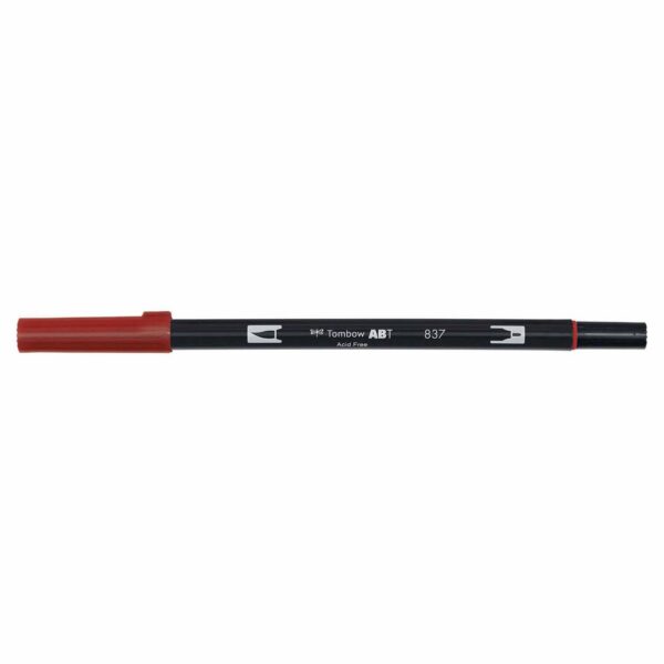 Tombow ABT Dual Brush Pen wine red 837