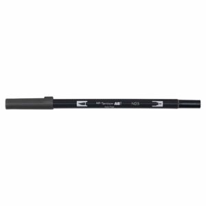 Tombow ABT Dual Brush Pen lamp black N25