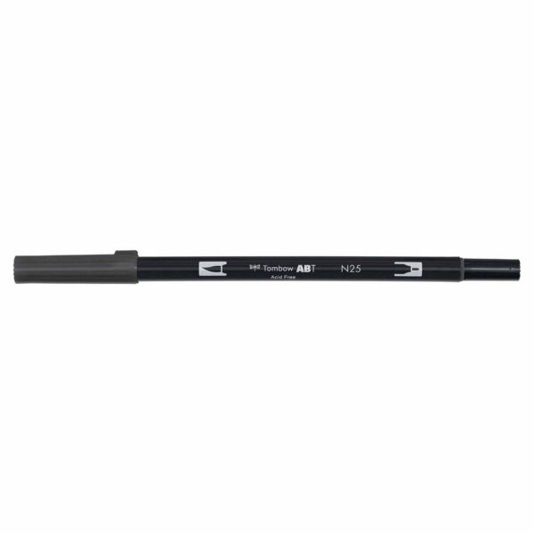 Tombow ABT Dual Brush Pen lamp black N25