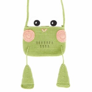 Häkelset Frosch-Täschchen aus Ricorumi Crochet Your Character