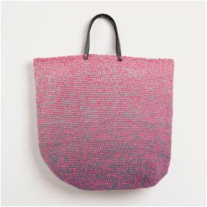 Häkelset Tasche Modell 12 aus Die Neue Masche Nr. 6 türkis/pink