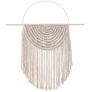 Makramee Set Runder Wandbehang aus Rico Macrame Onesize natur