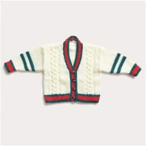 Strickset Jacke Modell 02 aus Baby Nr. 34 56/62 erdbeere