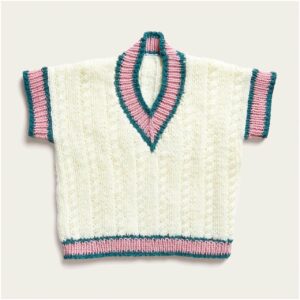 Strickset Pullunder Modell 04 aus Baby Nr. 34 104/116