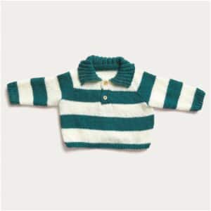 Strickset Pullover Modell 12 aus Baby Nr. 34 68/80