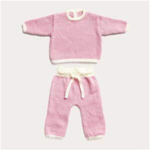 Strickset Pullover und Hose Modell 19/20 aus Baby Nr. 34 44/50