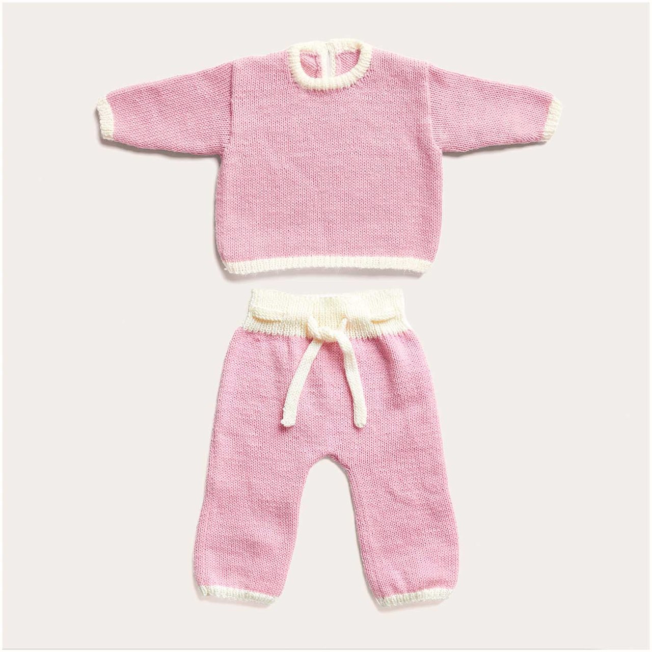 Strickset Pullover und Hose Modell 19/20 aus Baby Nr. 34 68/74