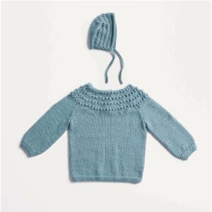 Strickset Pullover und Mütze Modell 07/08 aus Baby Nr. 35 62/68