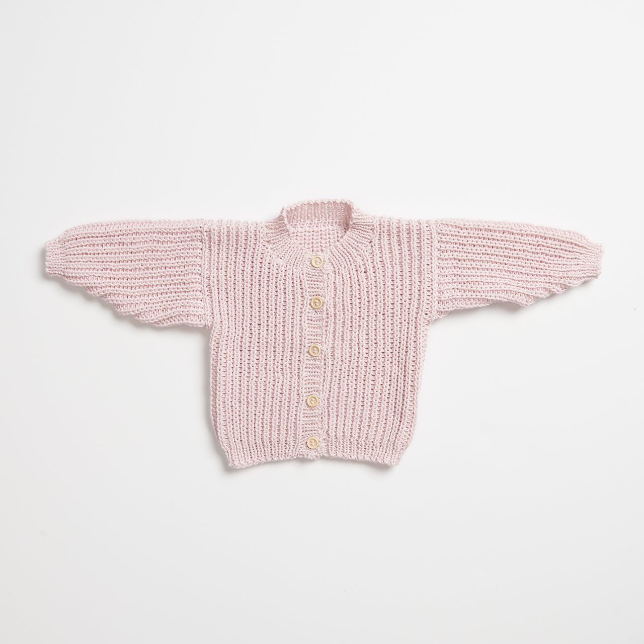 Strickset Jacke Modell 02 aus Baby Nr. 36 86/92 hellrosa