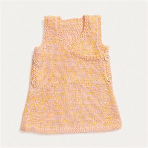 Strickset Kleid Modell 12 aus Baby Nr. 36 56-74