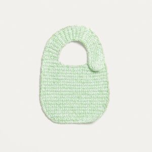 Häkelset Lätzchen Modell 16 aus Baby Nr. 36 pastellgrün/neon grün