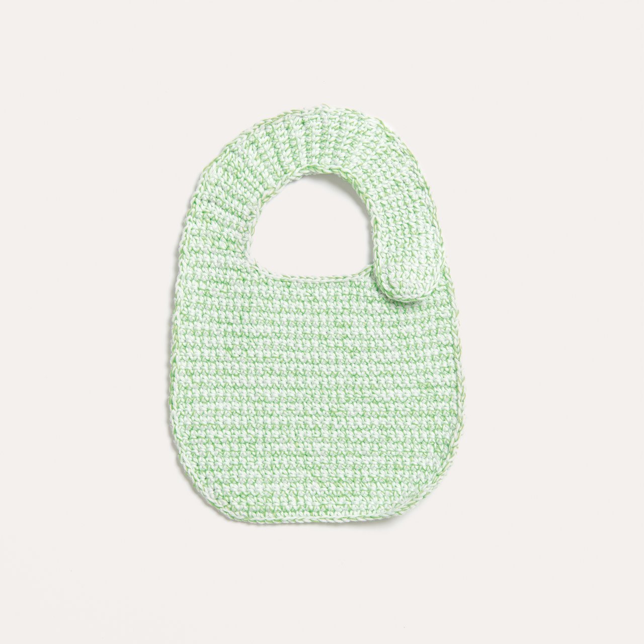 Häkelset Lätzchen Modell 16 aus Baby Nr. 36 pastellgrün/neon grün