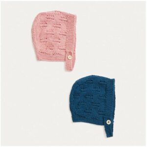 Strickset Mütze Modell 01 aus Baby Nr. 37 06-12 Monate marine