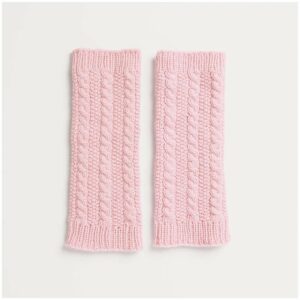 Strickset Beinstulpen Modell 03 aus Kids Nr. 11 110/116 rosa