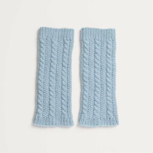 Strickset Beinstulpen Modell 03 aus Kids Nr. 11 98/104 hellblau