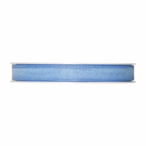 Organzaband Rolle 10mm 10m hellblau