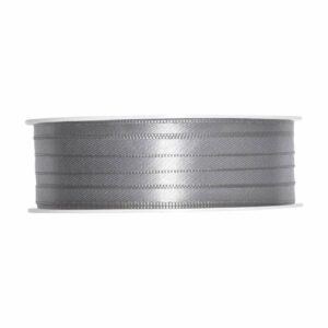 Satinband 6mm 10m grau