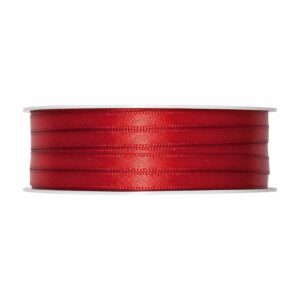 Satinband 6mm 10m rot