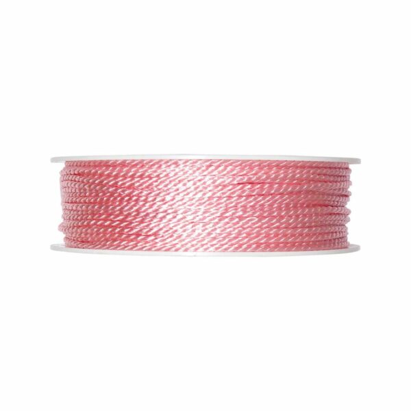 HALBACH Kordel 2mm 10m rosa