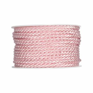 HALBACH Kordel 4mm 5m rosa