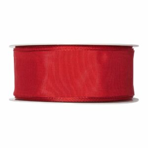 Drahtkantenband 40mm 5m rot