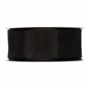 Drahtkantenband 40mm 5m schwarz