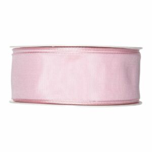 Drahtkantenband 40mm 5m rosa