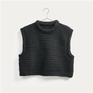 Häkelset Pullunder Modell 01 aus Winter Crochet Collection L schwarz