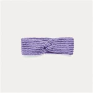 Häkelset Stirnband Modell 04 aus Winter Crochet Collection Onesize lila