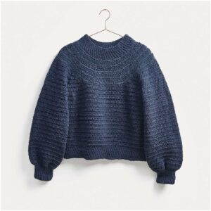 Häkelset Pullover Modell 13 aus Winter Crochet Collection L