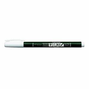 Tombow Fudenosuke Brush Pen Pastel white