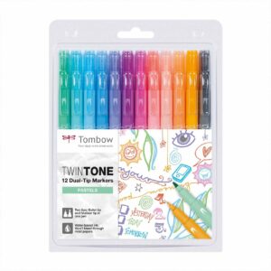 Tombow TwinTone Pastels 12 Stück