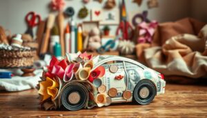 geldgeschenk für auto selber was basteln